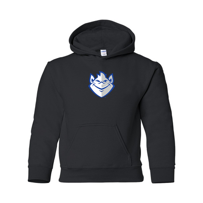 Youth Saint Louis Billikens Logo Gildan Heavy Blend  Hooded Sweatshirt