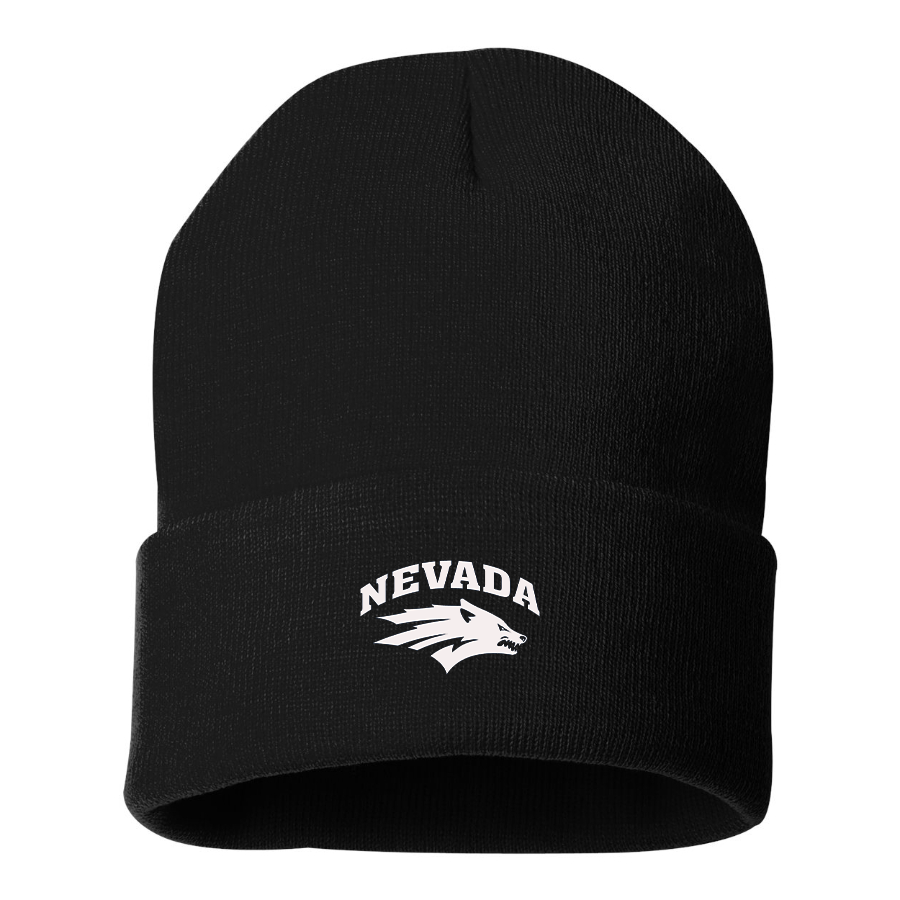 Nevada Wolf Pack Logo Beanie Hat
