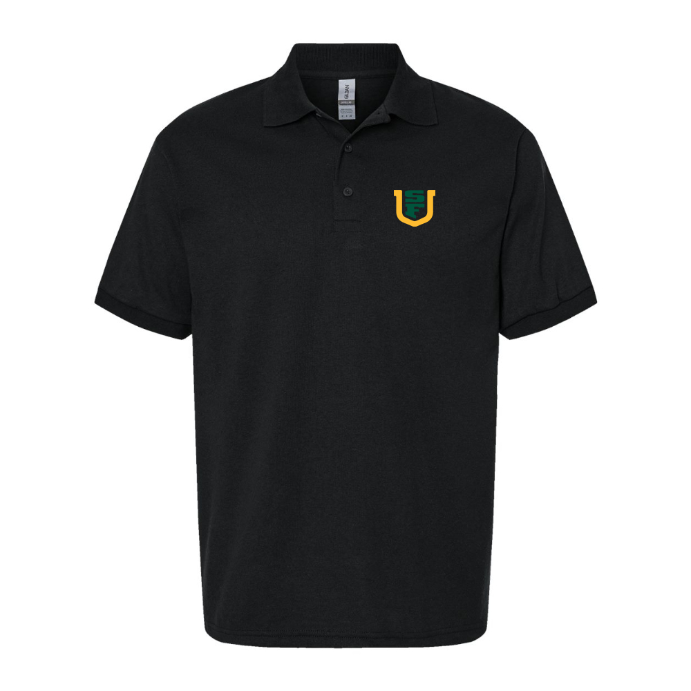 Men's San Francisco Dons Logo Gildan Dry Blend Jersey Polo