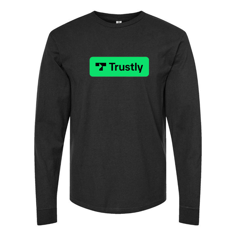 Men's Trustly Horizontal Logo Long Sleeve T-Shirt