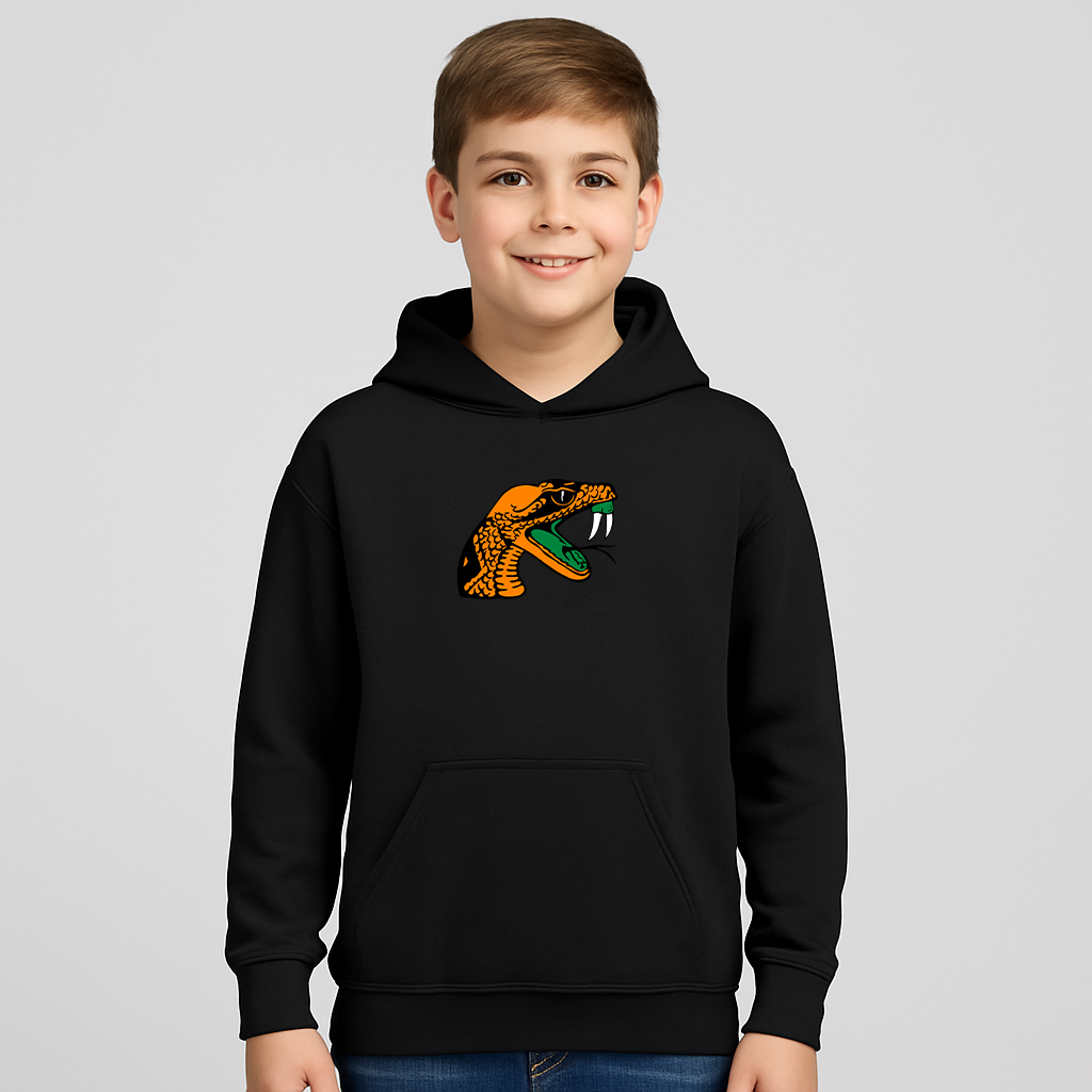 Youth Florida AM Rattlers Logo Pullover Hoodie