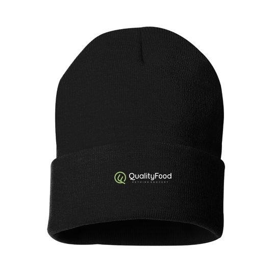 Quality Food Logo Beanie Hat