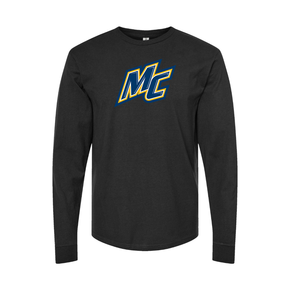 Youth Merrimack Warriors Logo Cotton Long Sleeve T-Shirt