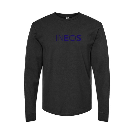 Youth INEOS Logo Cotton Long Sleeve T-Shirt