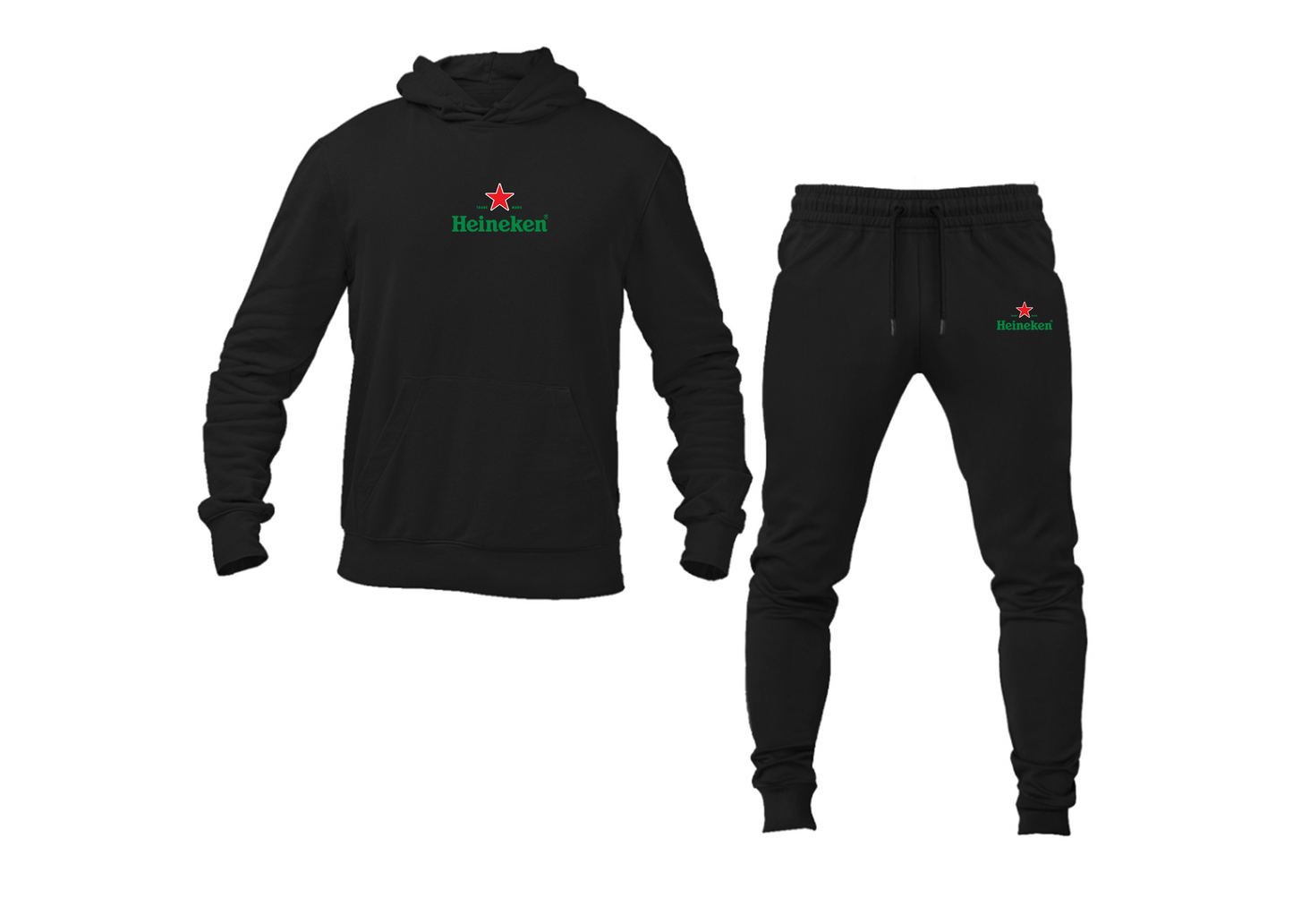 Men's Heineken Logo Hoodie Joggers Set