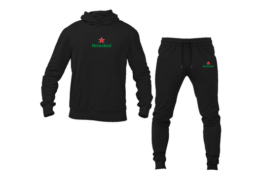 Men's Heineken Logo Hoodie Joggers Set