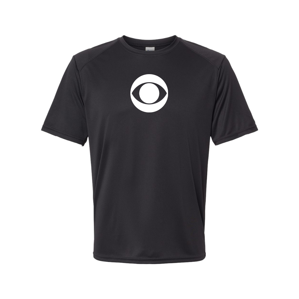 Men's CBS Logo Polyester T-Shirt