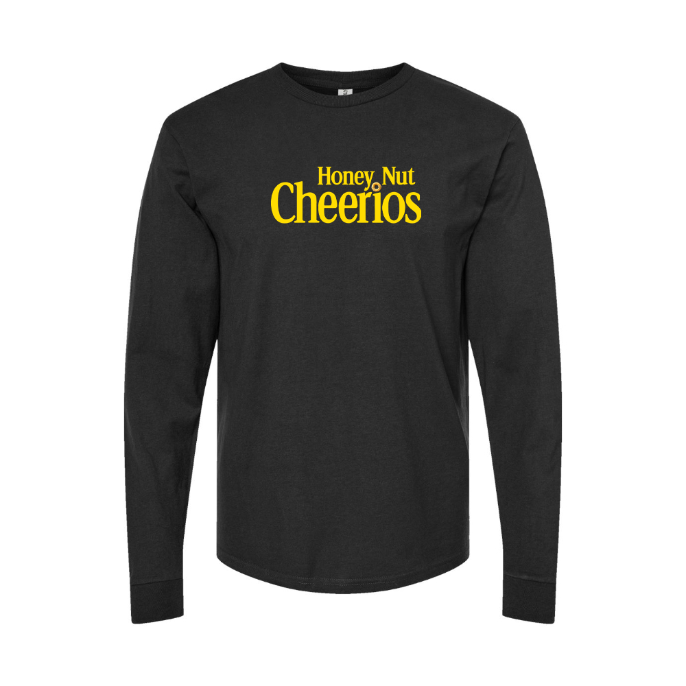 Youth Honey Nut Cheerios Logo Cotton Long Sleeve T-Shirt