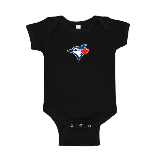 Bluefield Blue Jays Logo Baby Romper Onesie
