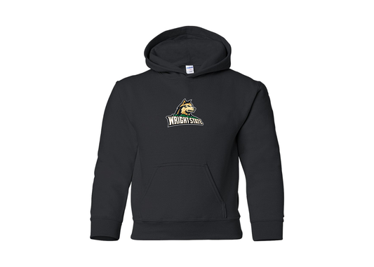 Youth Wright State Raiders Gildan Heavy Blend  Hooded Sweatshirt