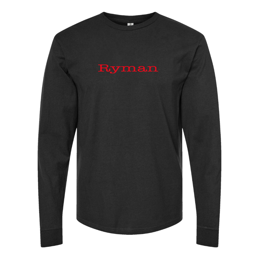 Youth Ryman Logo Cotton Long Sleeve T-Shirt