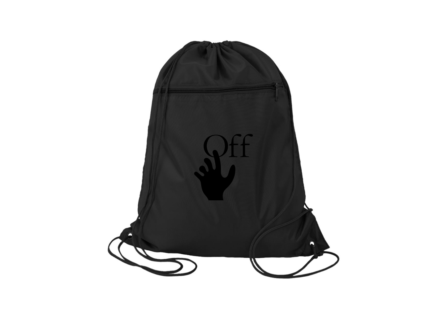 Off-White Hand Q-Tees - Polyester Cinchpack
