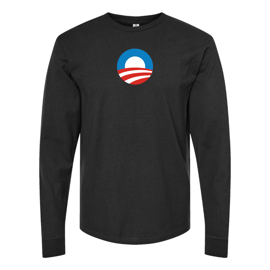 Youth Obama Logo Cotton Long Sleeve T-Shirt