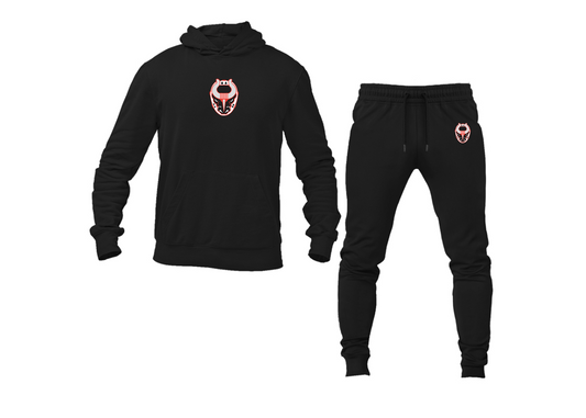 Men's Birmingham Bulls Logo Hoodie Joggers Set