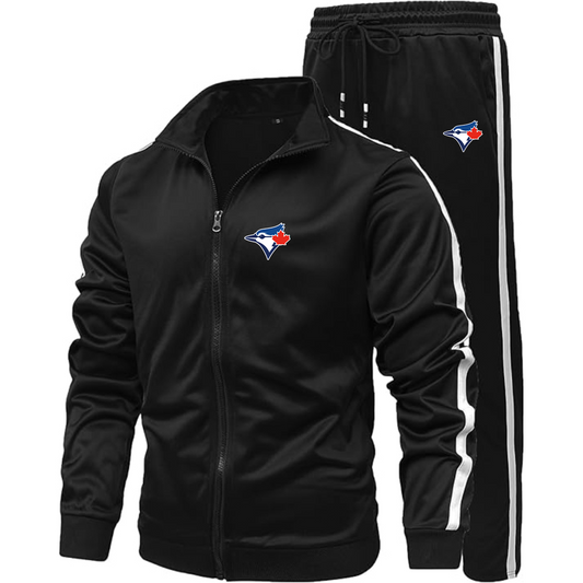 Men's Bluefield Blue Jays Logo Dri-Fit TrackSuit