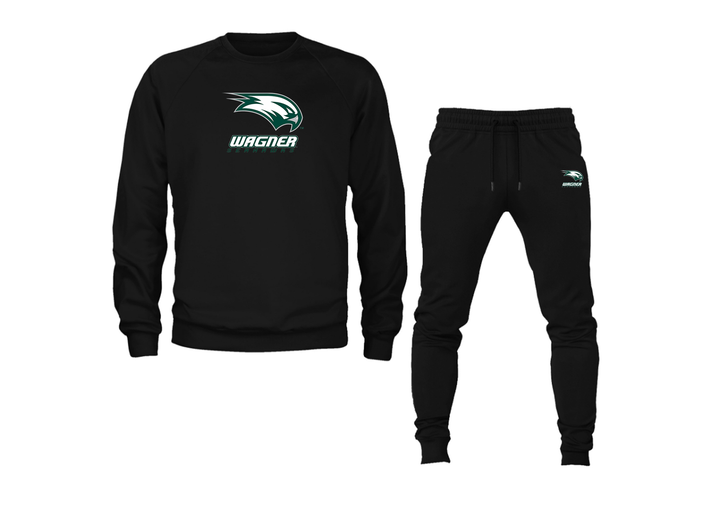 Men's Wagner Seahawks Crewneck Sweatshirt Joggers Suit