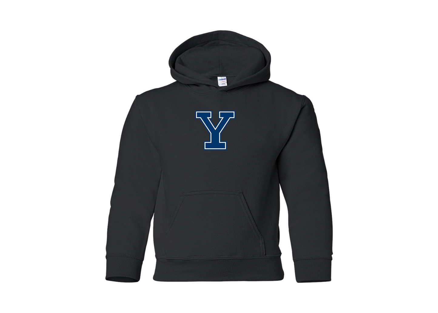 Youth Yale Bulldogs Gildan Heavy Blend  Hooded Sweatshirt