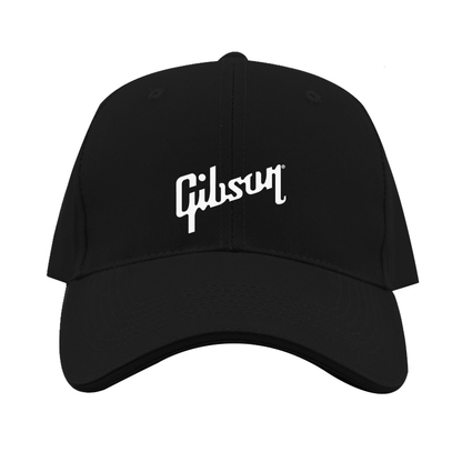 Gibson Logo Dad Baseball Cap Hat