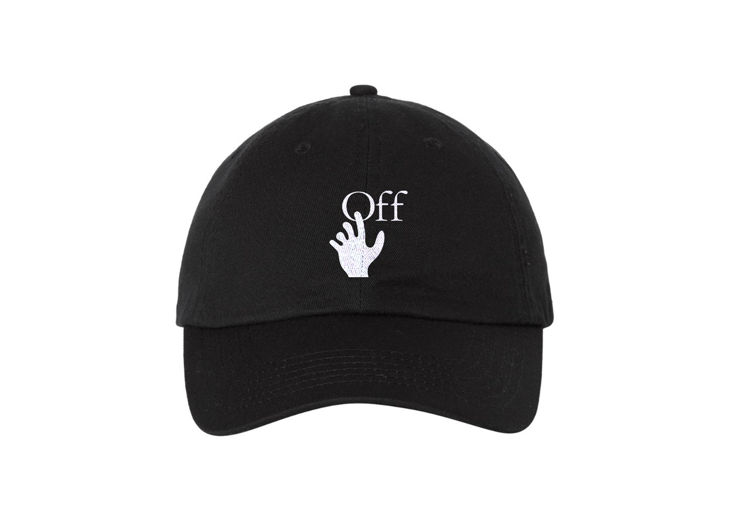 Off-White Hand Valucap Adult Bio-Washed Classic Dad Hat