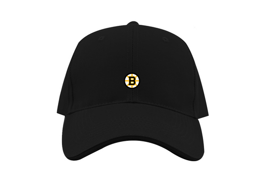 Boston Bruins Logo Dad Baseball Cap Hat