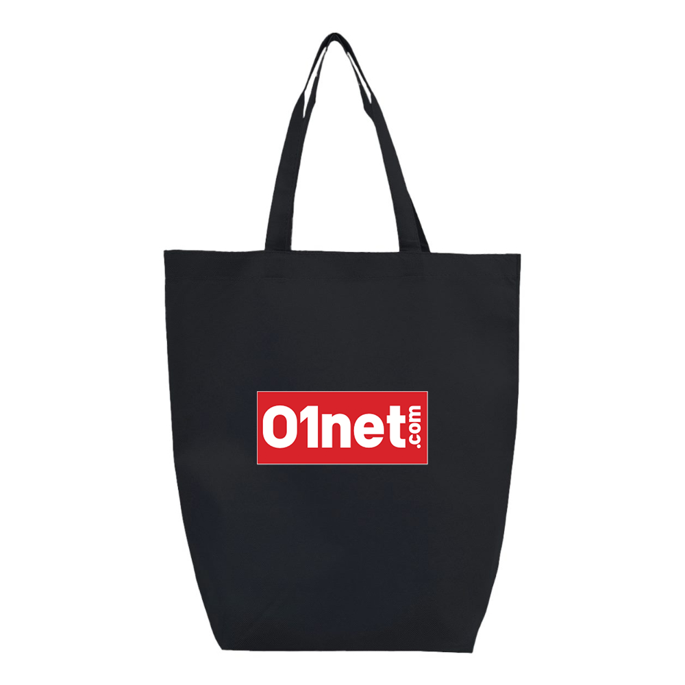 01net Logo Q-Tees Non-Woven Gusset Bottom Tote