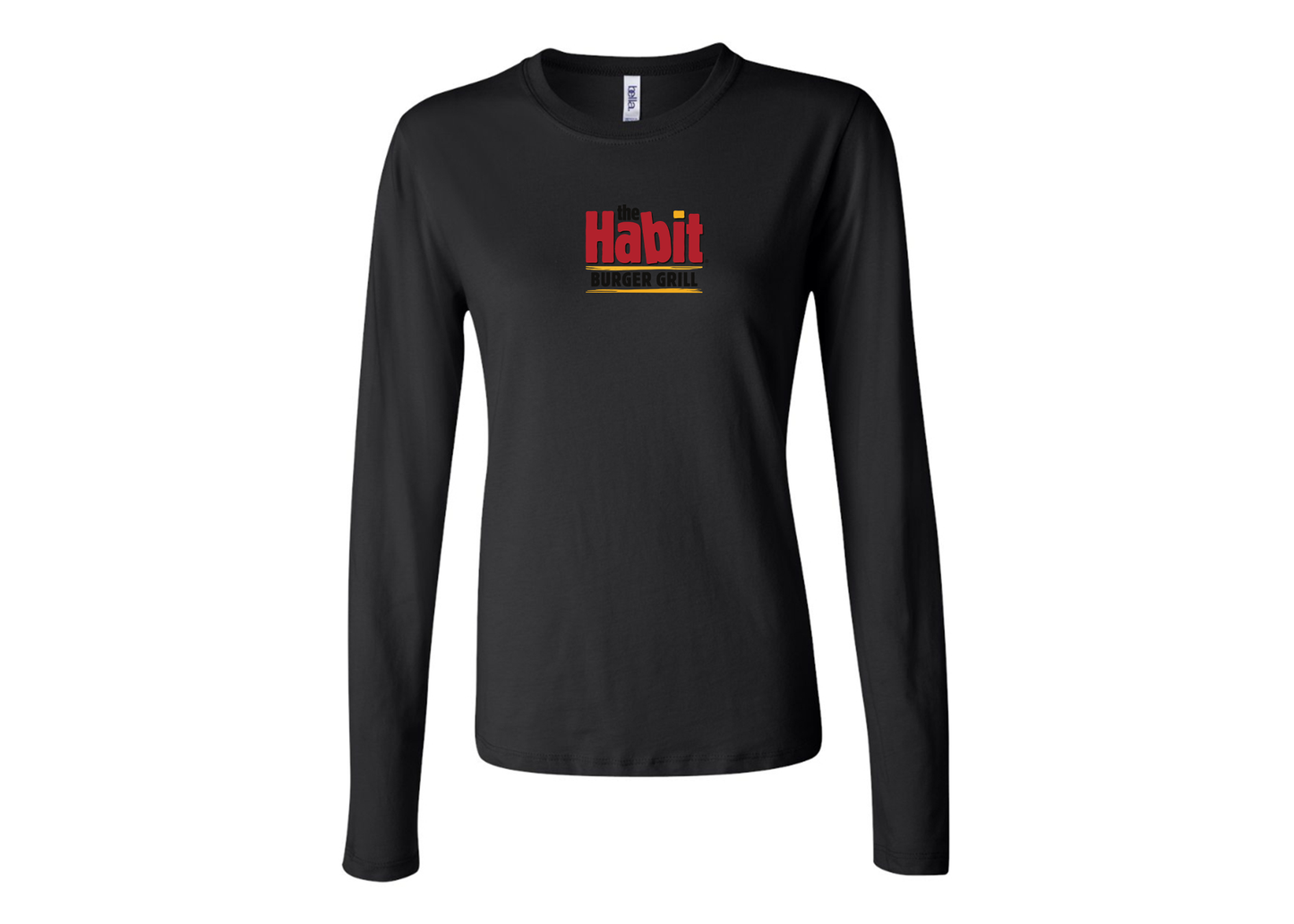 BELLA CANVAS Women’s The Habit Burger Grill Jersey Long Sleeve Tee
