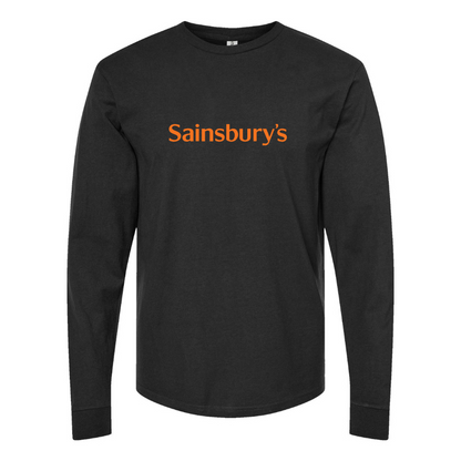 Men's Sainsbury_s Logo Long Sleeve T-Shirt