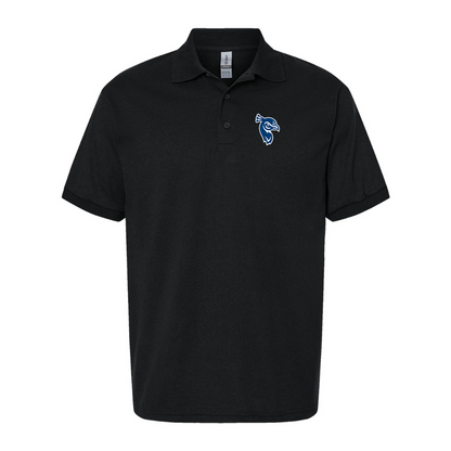 Men's Saint Peters Peacocks Logo Gildan Dry Blend Jersey Polo