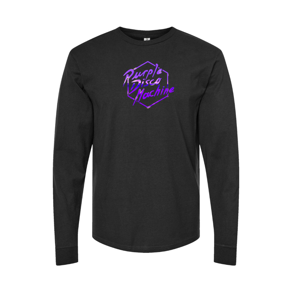 Men's Purple Disco Machine Long Sleeve T-Shirt