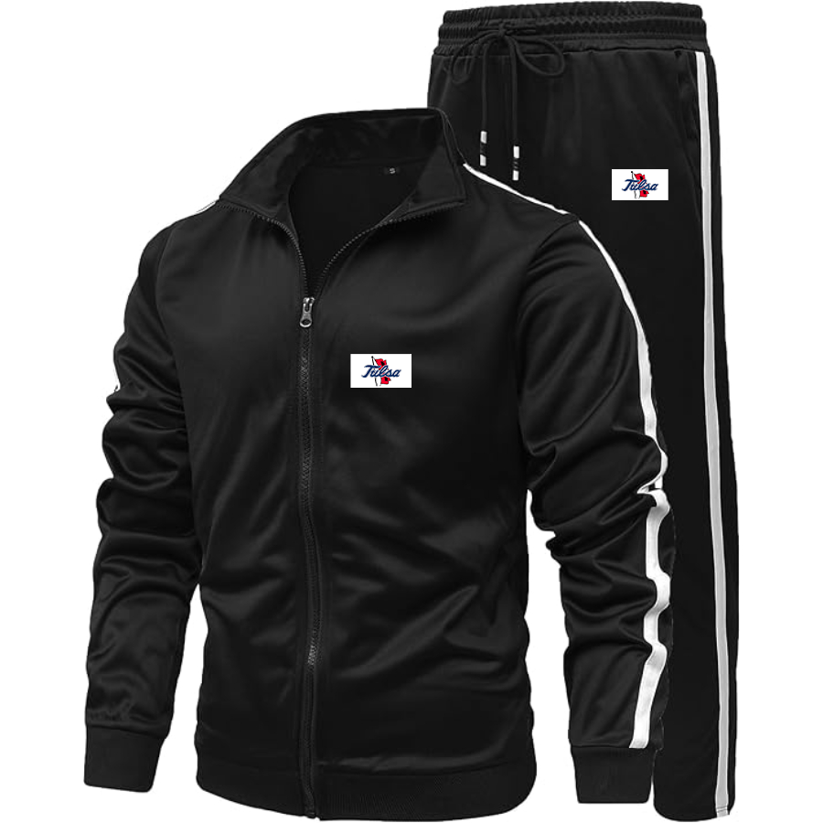 Men's Tulsa Golden Hurricane Logo Dri-Fit TrackSuit