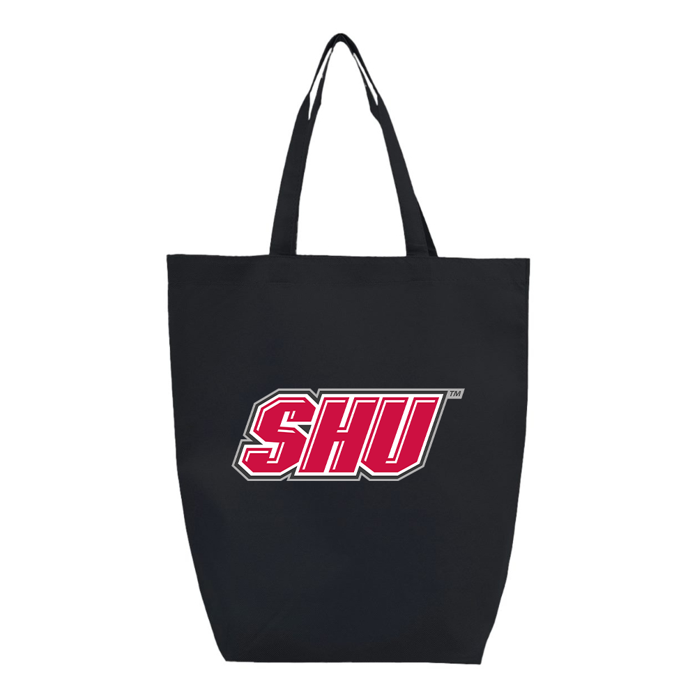 Sacred Heart Pioneers Logo Q-Tees Non-Woven Gusset Bottom Tote