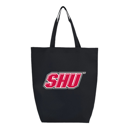 Sacred Heart Pioneers Logo Q-Tees Non-Woven Gusset Bottom Tote