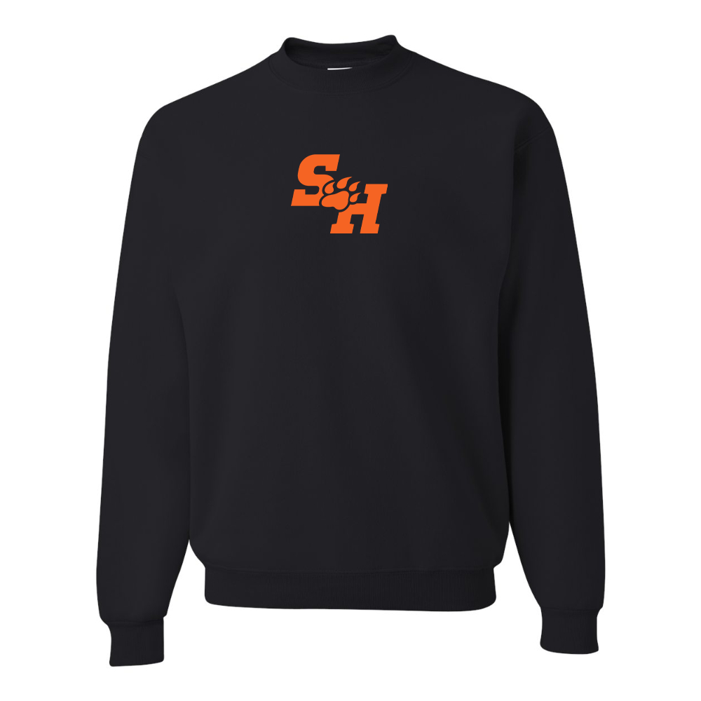 Men's Sam Houston State Bearkats Logo JERZEES NuBlend Crewneck Sweatshirt