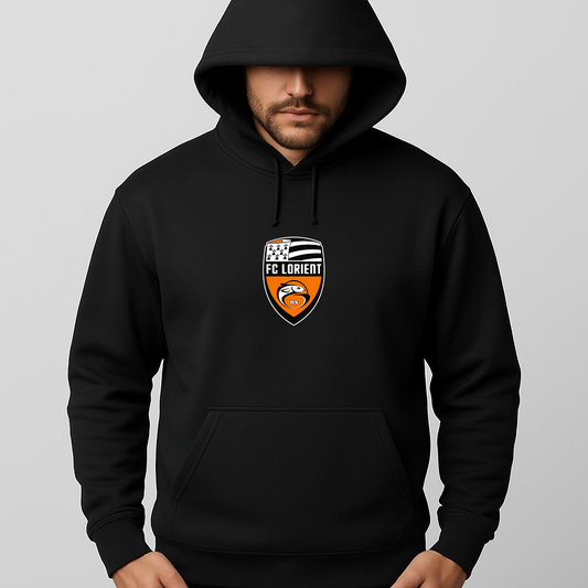 Men's FC Lorient Soccer Logo Pullover Hoodie
