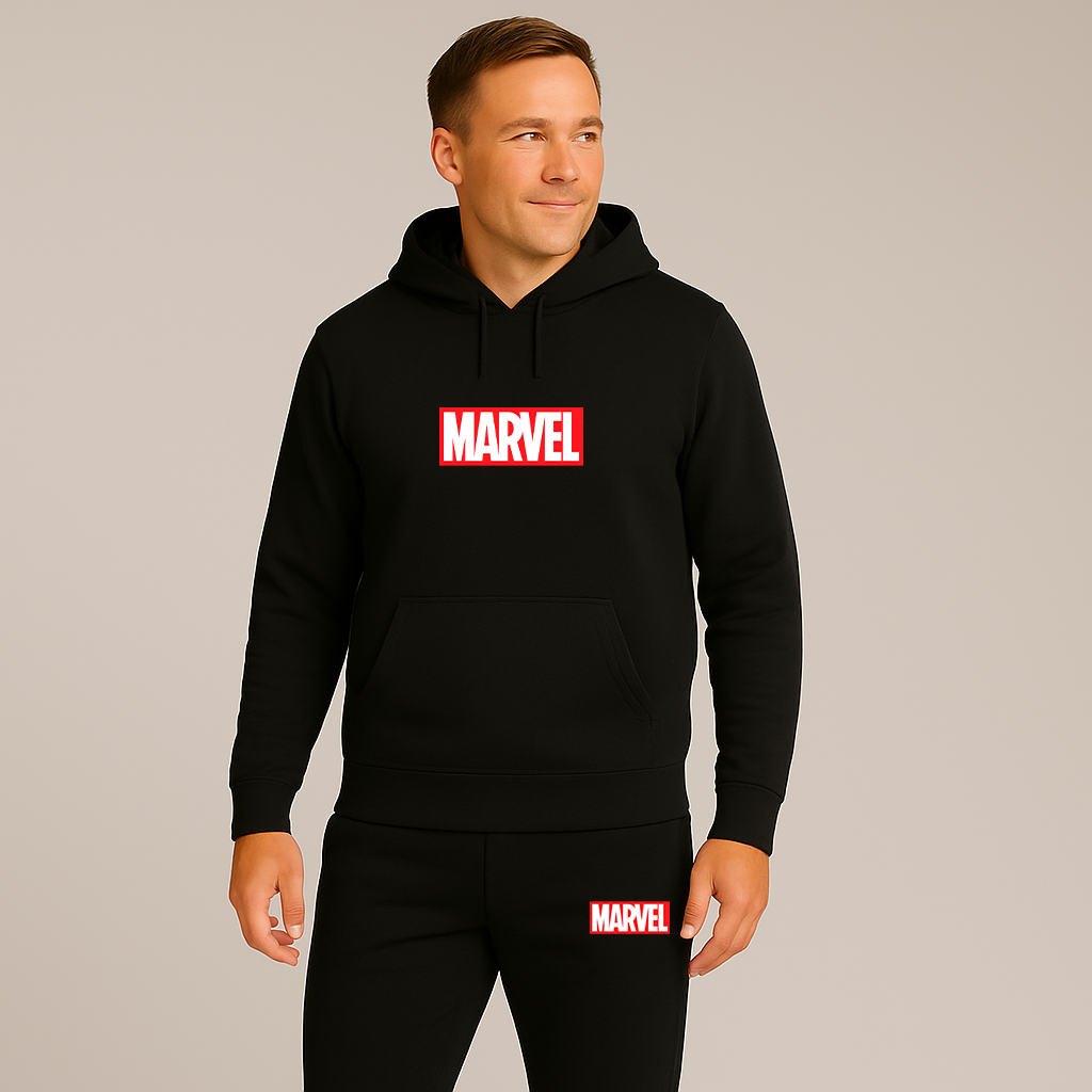 Men's Marvel Comics Hoodie Joggers Set