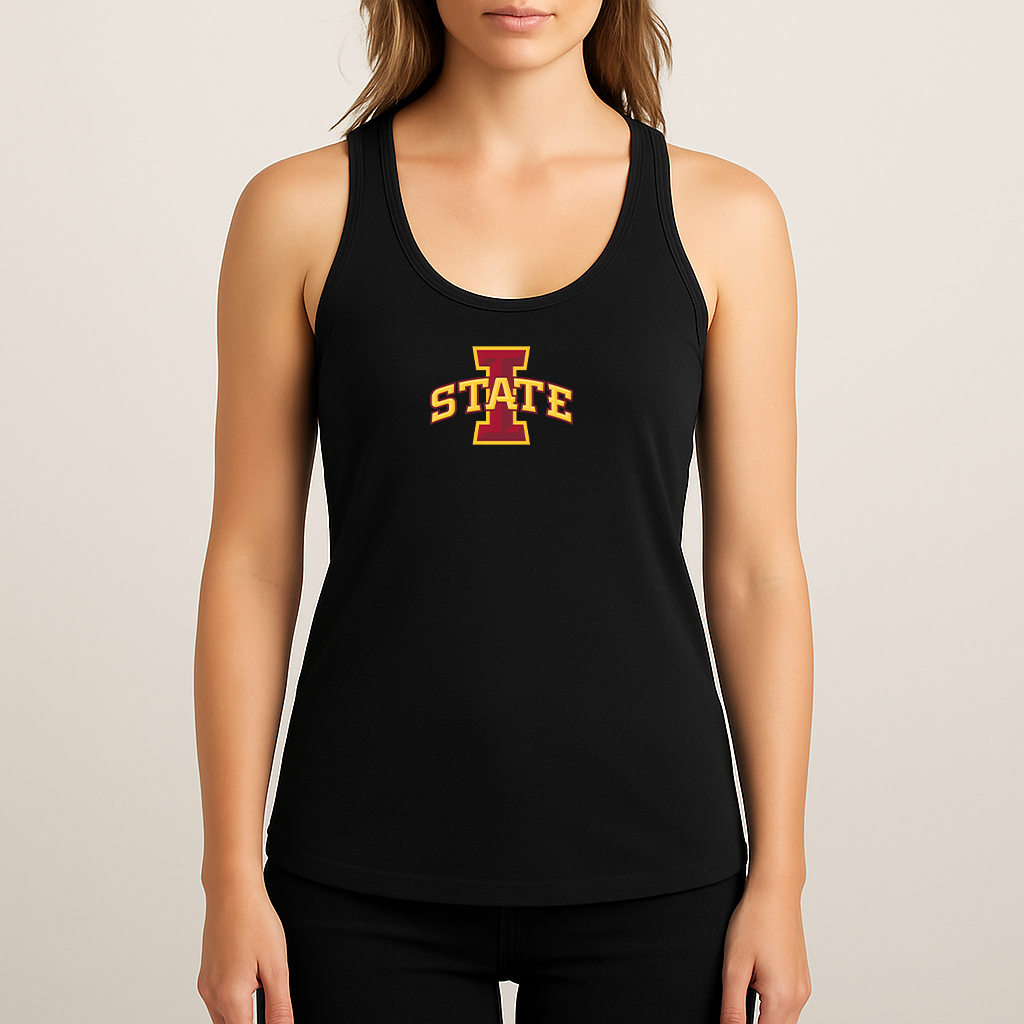 Women's Iowa State Cyclones Logo Next Level Ideal Racerback Tank