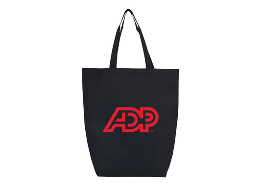 ADP Logo Q-Tees Non-Woven Gusset Bottom Tote