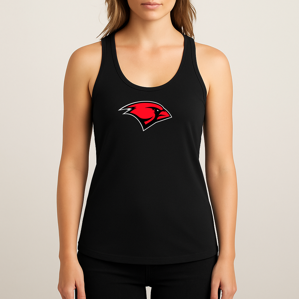 Women's Incarnate Word Cardinals Logo Next Level Ideal Racerback Tank
