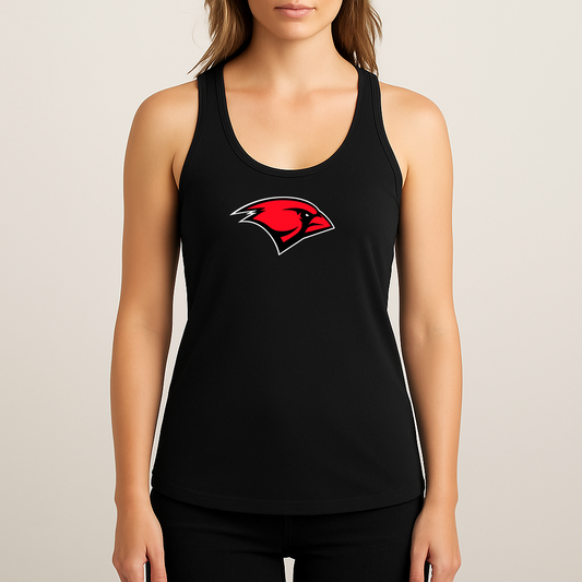 Women's Incarnate Word Cardinals Logo Next Level Ideal Racerback Tank