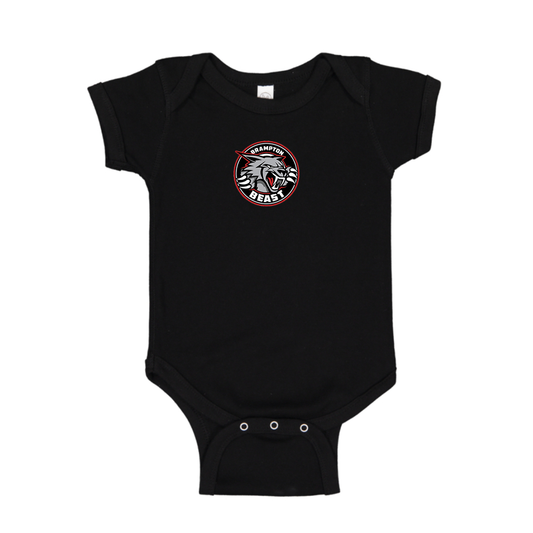 Brampton Beast Logo Baby Romper Onesie