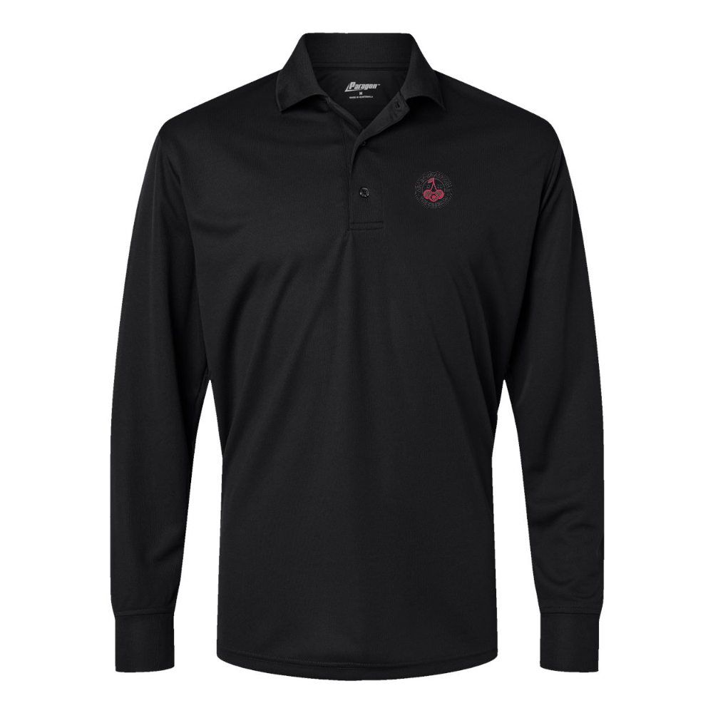 Men's AFC Bournemouth Soccer Logo Paragon Prescott Long Sleeve Polo