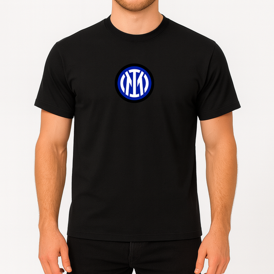 Men's Inter Milan 2025 Soccer Logo Cotton T-Shirt