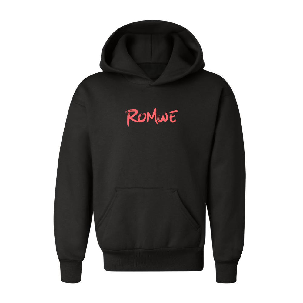 Youth Romwe Logo Pullover Hoodie