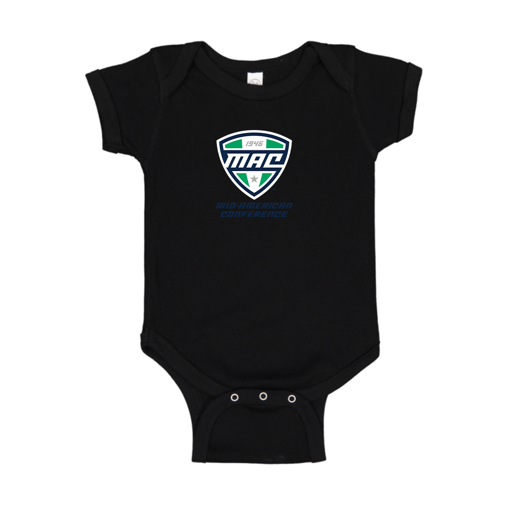 Mid American Conference Logo Baby Romper Onesie