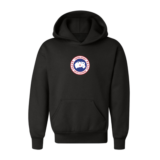 Youth Canada Goose Logo Pullover Hoodie