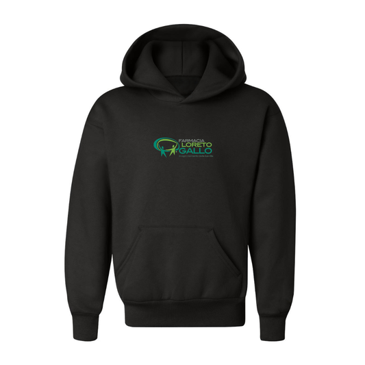 Youth Farmacia Loreto Gallo Logo Pullover Hoodie