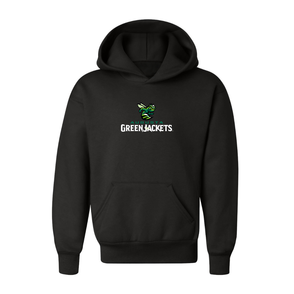 Youth Augusta GreenJackets Logo Pullover Hoodie