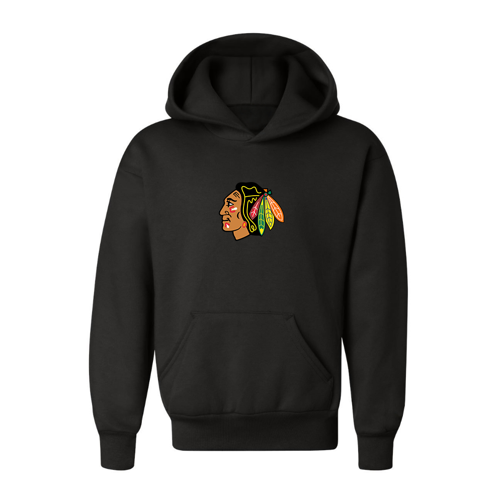 Youth Blackhawks Logo Pullover Hoodie