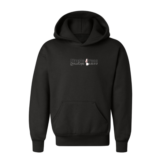 Youth Simple Dress Logo  Pullover Hoodie