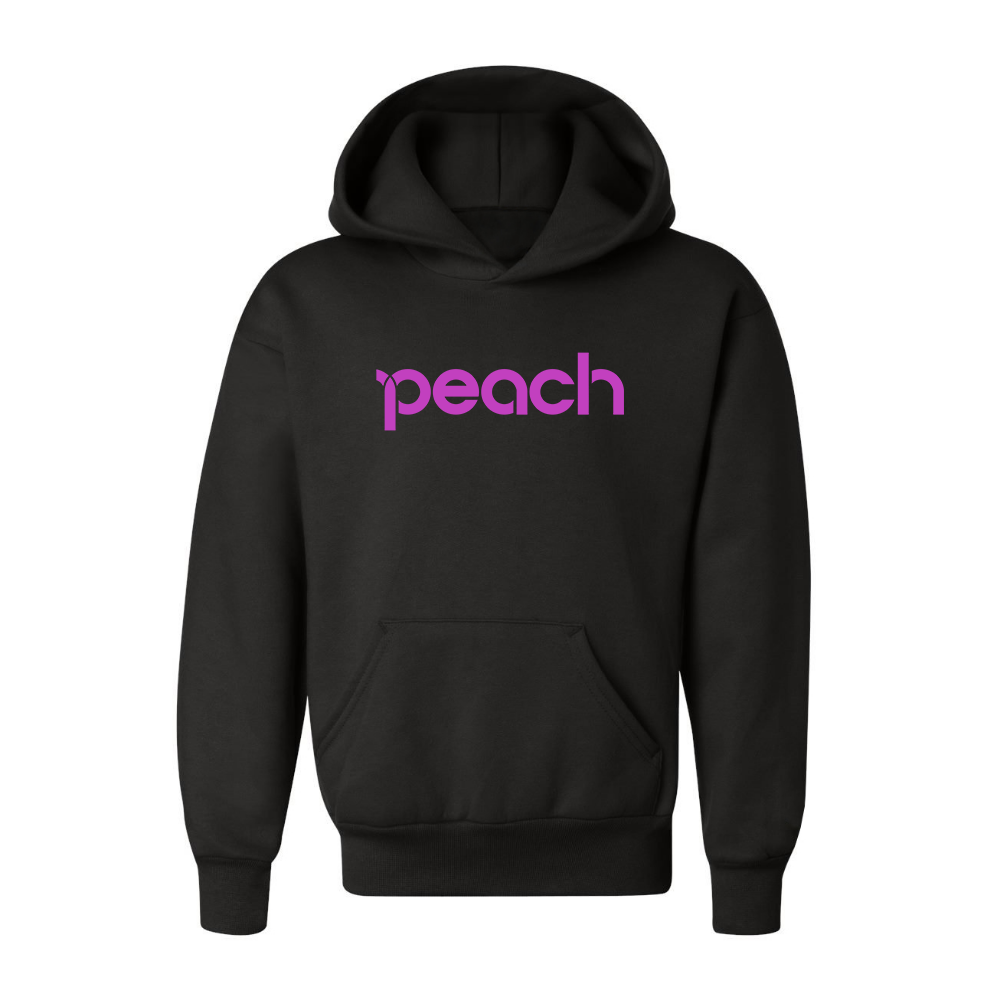 Youth Peach Aviation Logo Pullover Hoodie